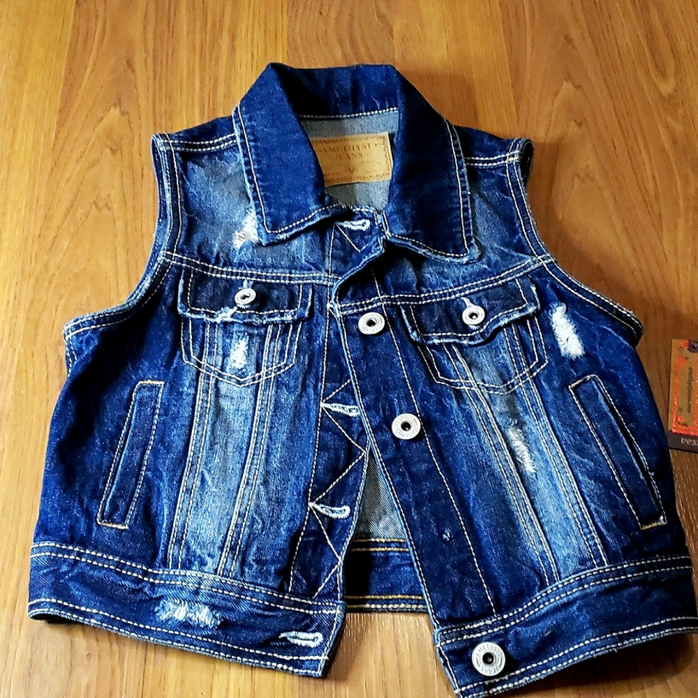 Vest jean jacket
